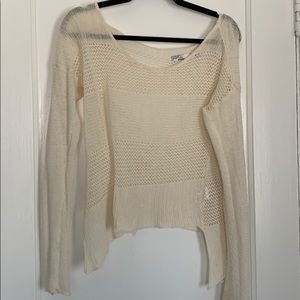 Cream sweater
